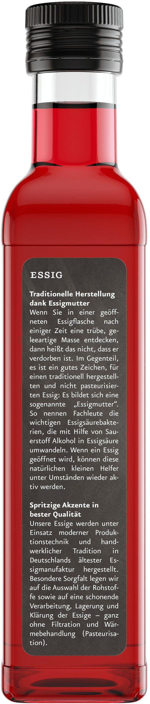 Bio HImbeeressig 250 ml Herstellung