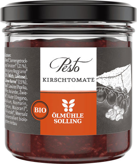 Bio Kirschtomaten Pesto 110 g im Glas