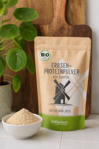 Bio Erbsenprotein Pulver