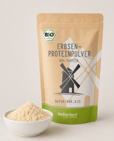 Bio Erbsenprotein Pulver