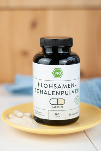Bio Flohsamenschalen Kapseln - vegan