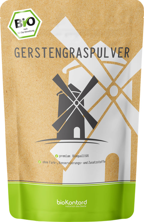 Gerstengraspulver bio Doypack