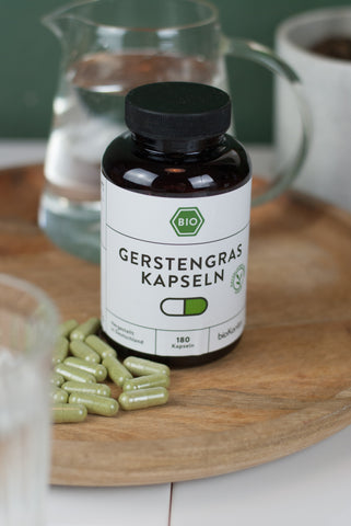 Bio Gerstengras Kapseln - vegan