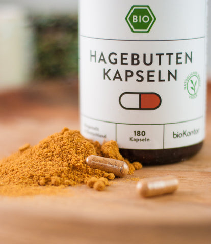 Bio Hagebutten Kapseln - vegan