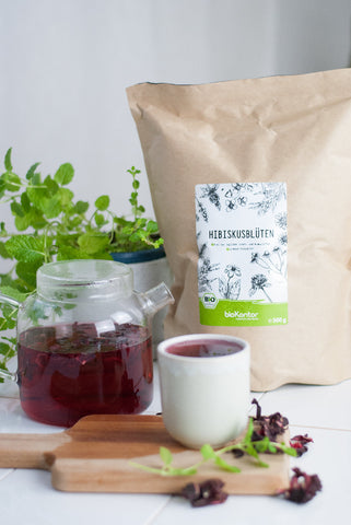 Hibiskusblüten ganz BIO