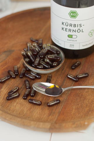Bio Kürbiskernöl Kapseln - vegan