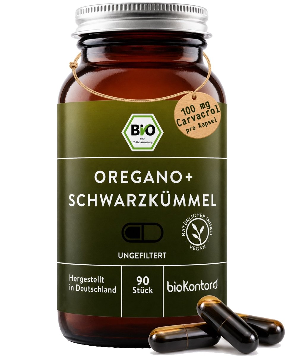 Bio Oreganoöl & Schwarzkümmelöl Kapseln kaufen