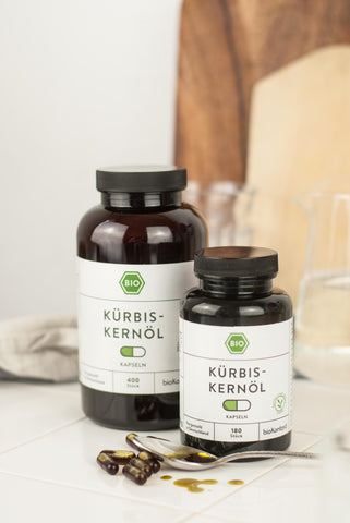 Bio Kürbiskernöl Kapseln - vegan