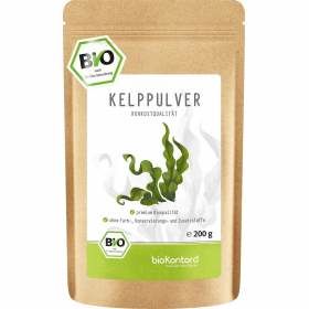 Bio Kelppulver in Rohkostqualität aus Kelppalge aus kontrolliert biologischem Anbau 200 g