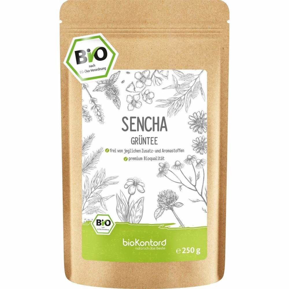 Bio Sencha Tee, grüner Tee aus kontrolliert biologischem Anbau 250 g