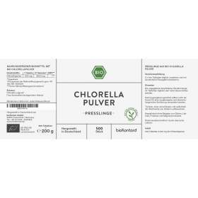 Bio Chlorella Presslinge 500 Stück von biokontor Verzehrempfehlung