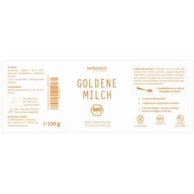 Bio Goldene Milch von bioKontor, 150 g im Schraubglas