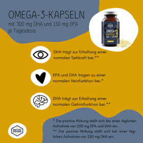 Omega 3 Kapseln Algenöl von native goods ohne Fischöl