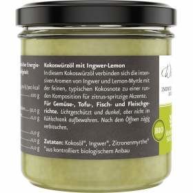Würzöl Ingwer Lemon bio 100g Verwendung