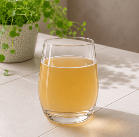 Akazienfaserpulver gelöst in Wasser - Rezeptvorschau von bioKontor