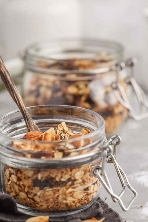 Kokosöl Granola mit Ceylon Zimt