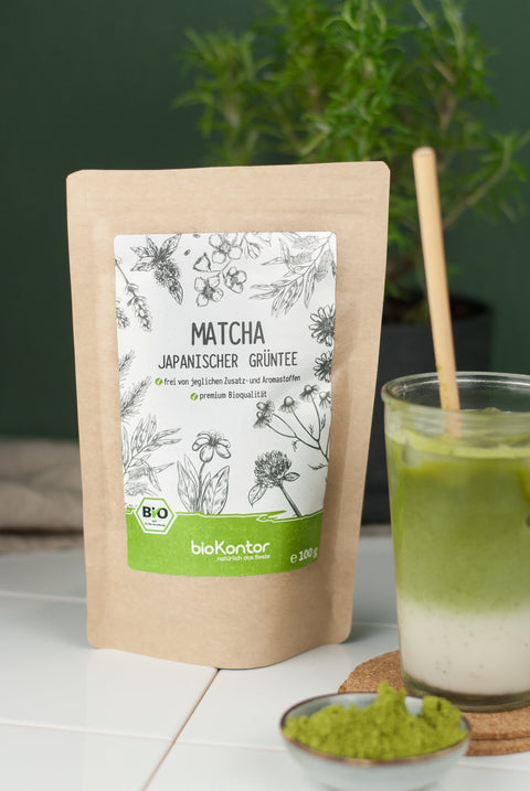 Iced Matcha Latte - bioKontor