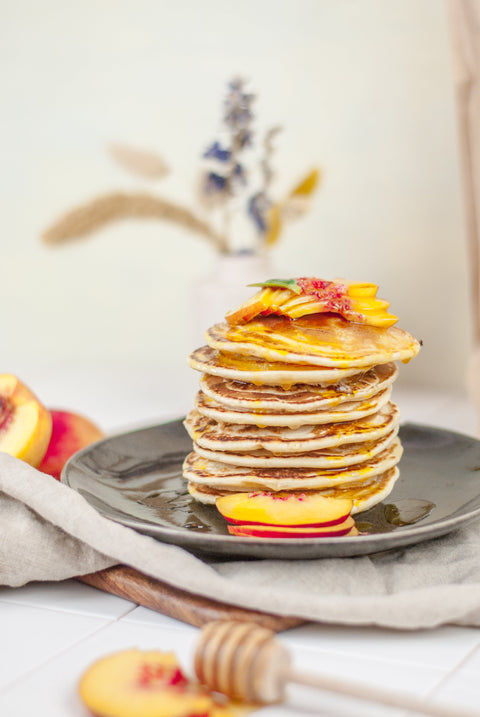 Pancakes mit Flohsamenschalen - bioKontor