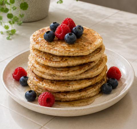 Vegane Reisprotein-Pancakes - Rezeptvorschau von bioKontor