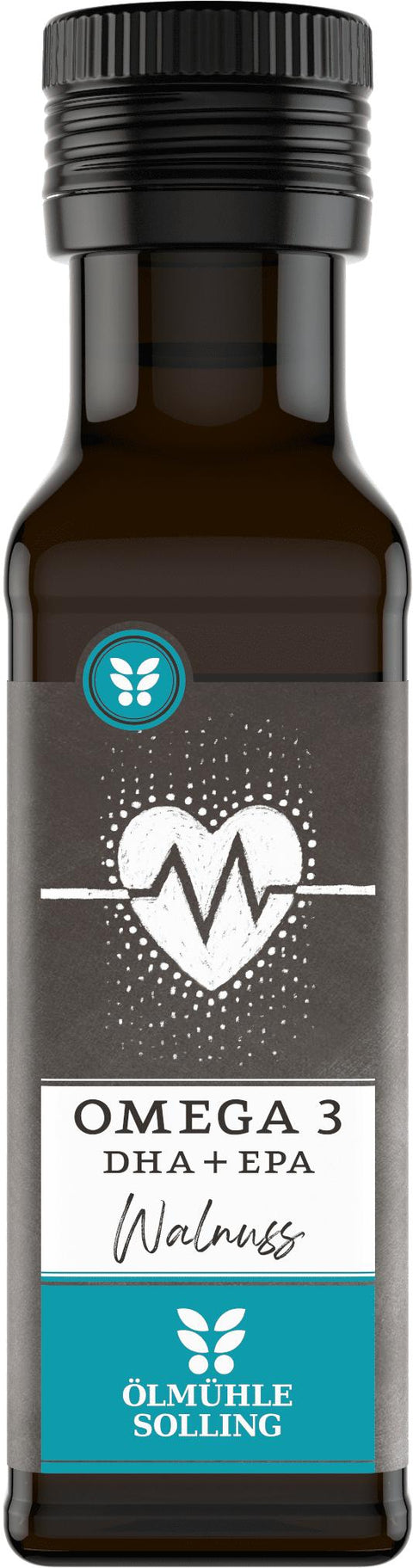 Omega 3 Öl  mit Leinöl und Walnussöl in 100 ml Flasche 