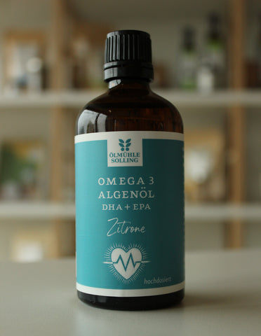 Omega 3 Algenöl Zitrone 100ml [konventionell!] - Ölmühle Solling
