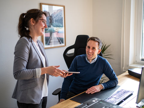 Philip Meyer und Katja von bioKontor