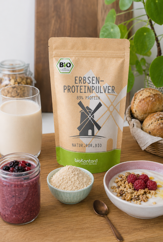 Bio Erbsenprotein Pulver