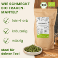 Geschmack des bio Frauenmanteltees von bioKontor