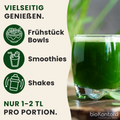Anwendungsmöglichkeiten des bio Gerstengrassaftpulvers von bioKontor