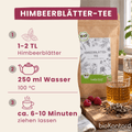 Rezept für bio Himbeerblätter-Tee von bioKontor