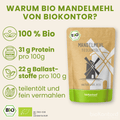 Produkteigenschaften des bio Mandelmehls von bioKontor