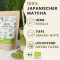 Geschmack des bio Matchas von bioKontor