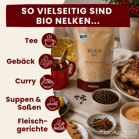 Bio Nelken ganz