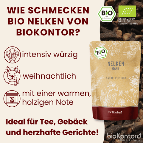 Bio Nelken ganz