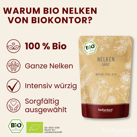 Bio Nelken ganz