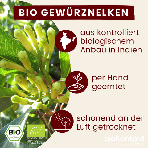 Bio Nelken ganz
