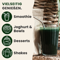 Zubereitungsempfehlungen für das bio Spirulinapulver von bioKontor