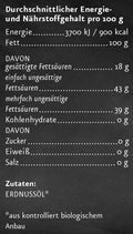 Erdnussöl Nährwertangaben 