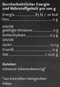 Bio Johannisbeeressig Nährwertangaben