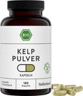 Kelp Pulver Kapseln bio vegan 180 Stück PET-Dose UV-geschützt