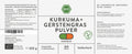Kurkuma Gerstengras Pulver Kapseln bio Verzehrempfehlung 360 Kapseln ohne Gelatine