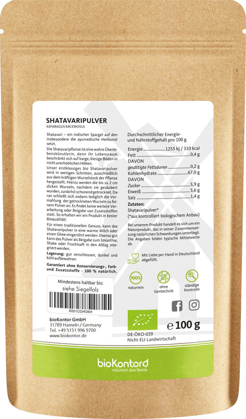 Shatavaripulver BIO