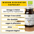 USP für bio Leinöl Kapseln von bioKontor