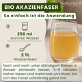 Tipp zur Zubereitung von Ballaststoffpulver Akazienfaser von bioKontor