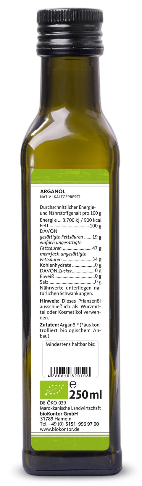 Arganöl nativ BIO - bioKontor