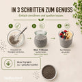 Zubereitung von Chiasamen in 3 Schritten