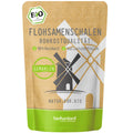 bio Flohsamenschalen gemahlen mit 99% Reinheit in Rohkostqualität von biokontor - Produktverpackung Vorderseite