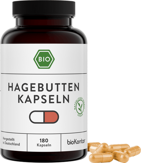 Bio Hagebutten Kapseln - vegan - bioKontor