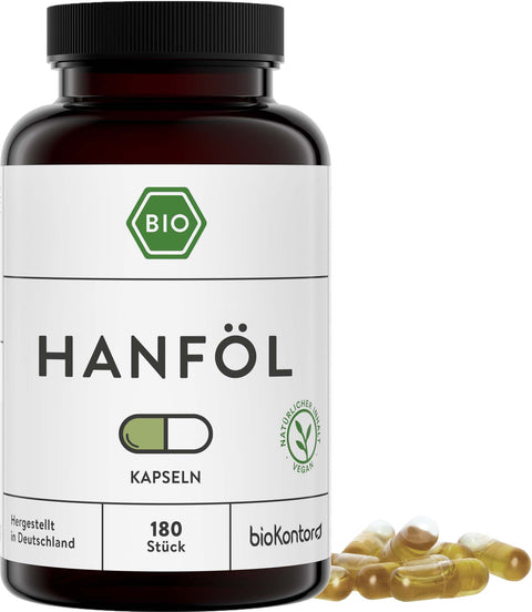 Bio Hanföl Kapseln - vegan - bioKontor