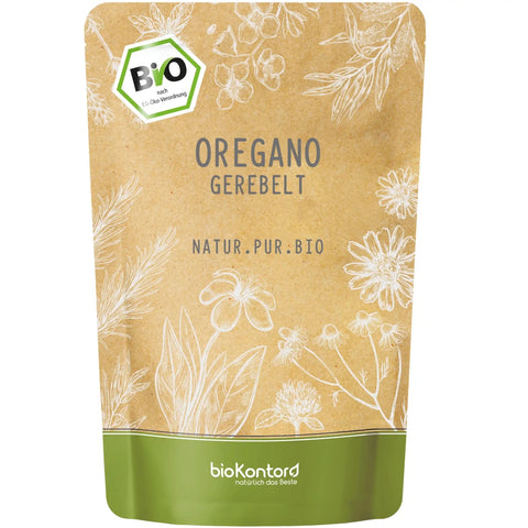 bio Oregano gerebelt und getrocknet von biokontor - Produktverpackung Vorderseite